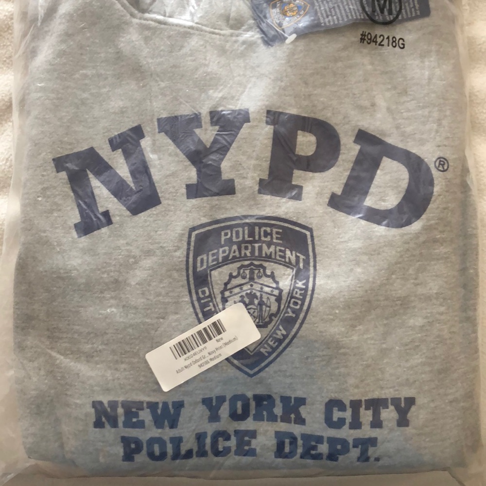 NYPD hooded sweatshirt